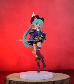 New Hatsune Miku Wonderland figure cat wearing boots Action Figure | 15 CMS |