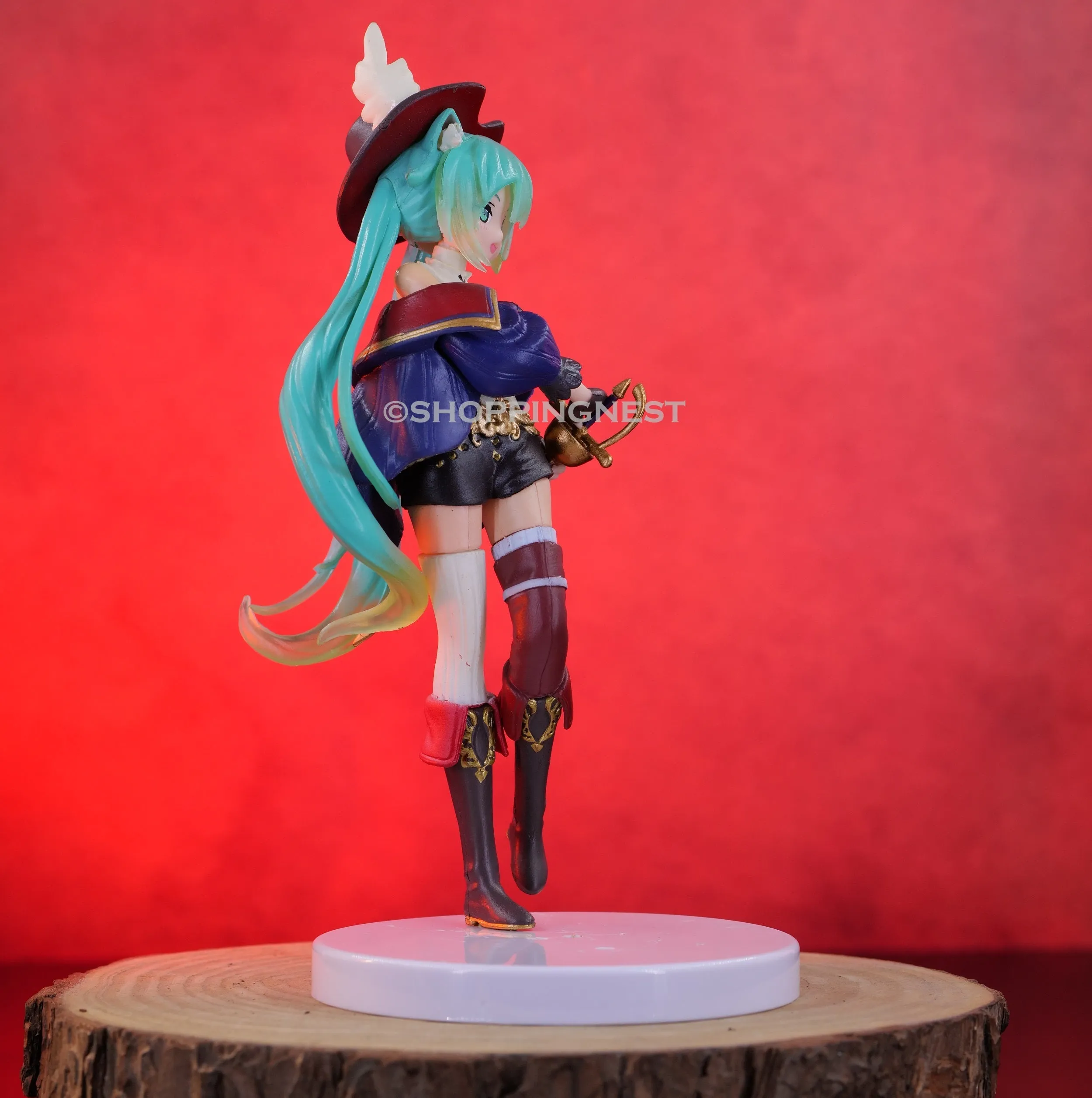 New Hatsune Miku Wonderland figure cat wearing boots Action Figure | 15 CMS |