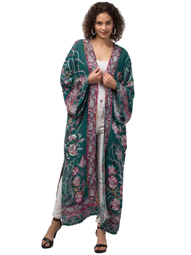 Ocean Winds Thick Stitch Kimono Jacket