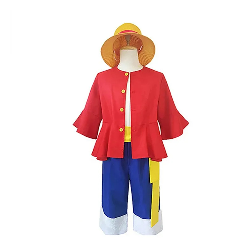 One Piece Monkey D Luffy 2 Years Later Cosplay Costume