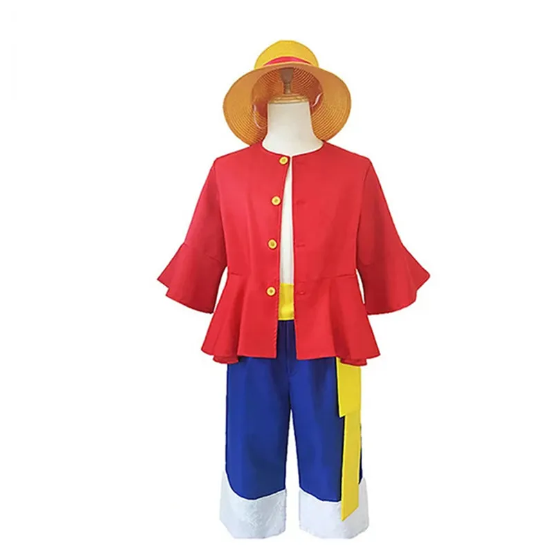 One Piece Monkey D Luffy 2 Years Later Cosplay Costume