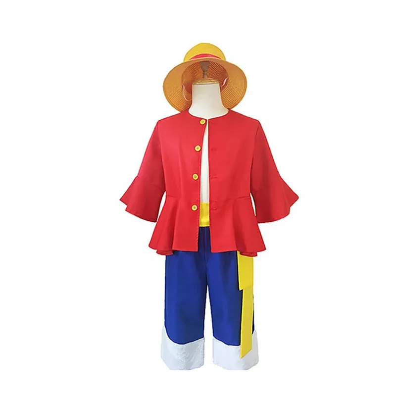 One Piece Monkey D Luffy 2 Years Later Cosplay Costume