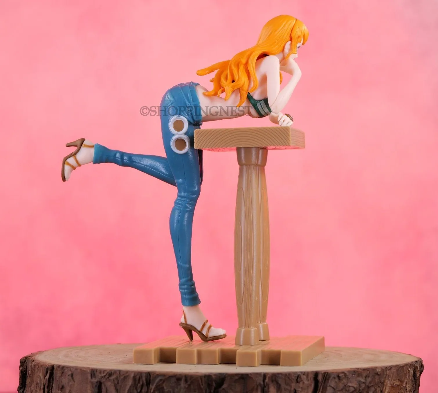 One Piece Nami  Action Figure Over Count Pirate Anime Figure |  16 Cms |