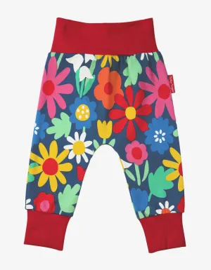 Organic Bold Floral Print Yoga Pant