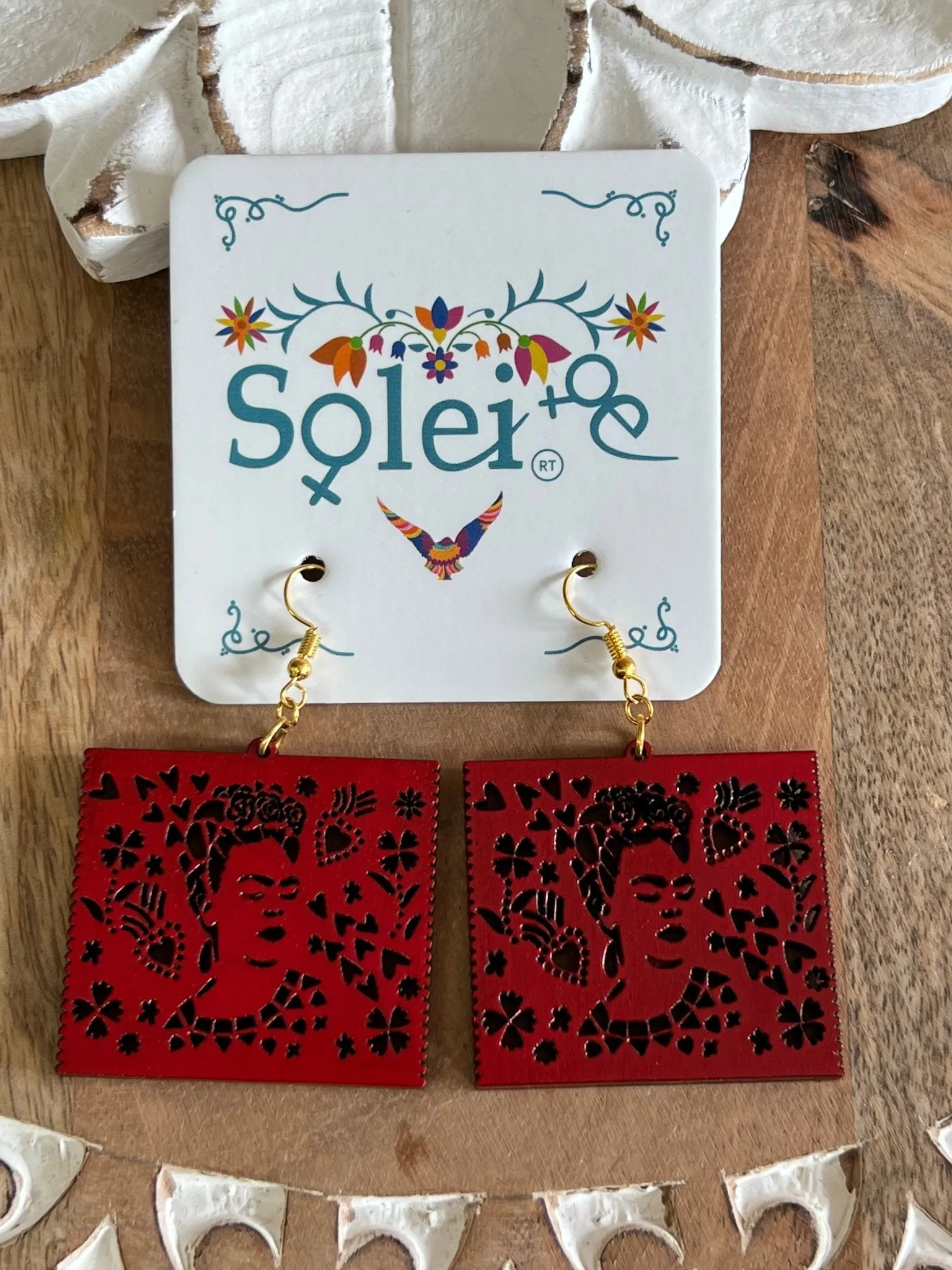 Papel Picado Frida Earrings