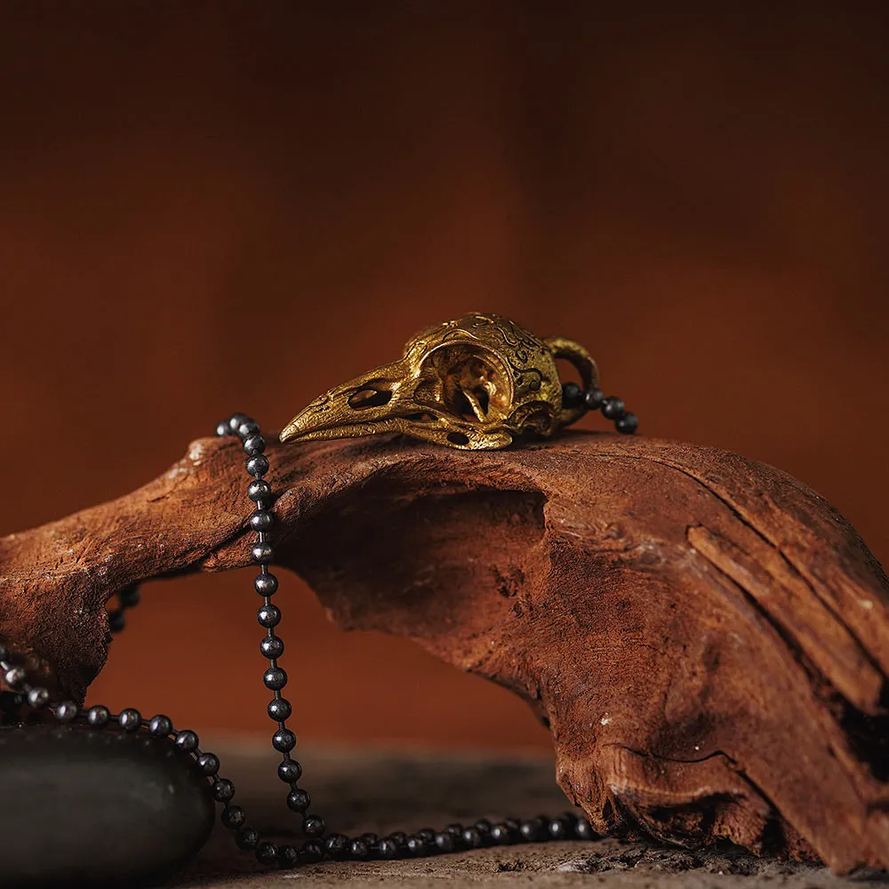 Raven Skull Pendant