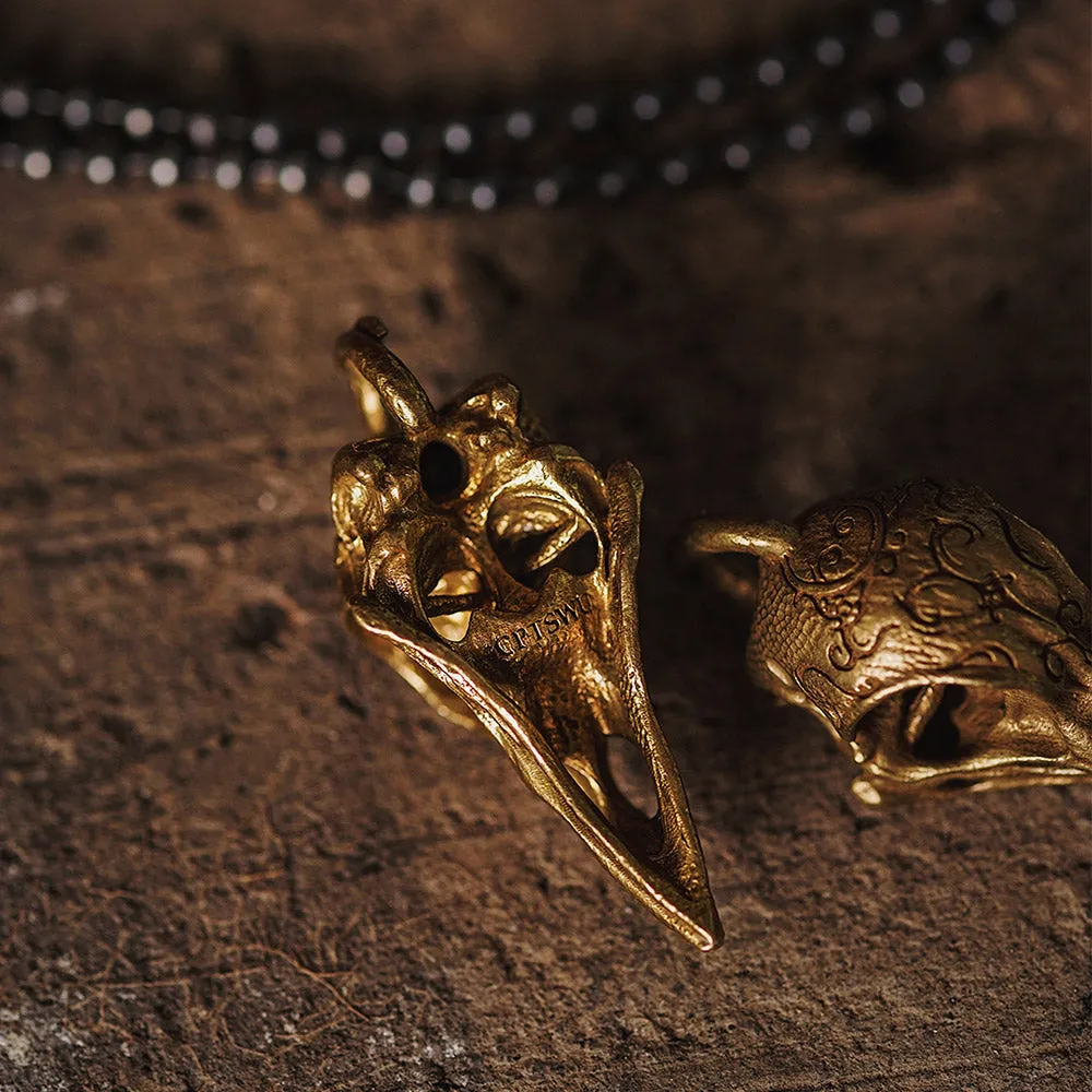 Raven Skull Pendant