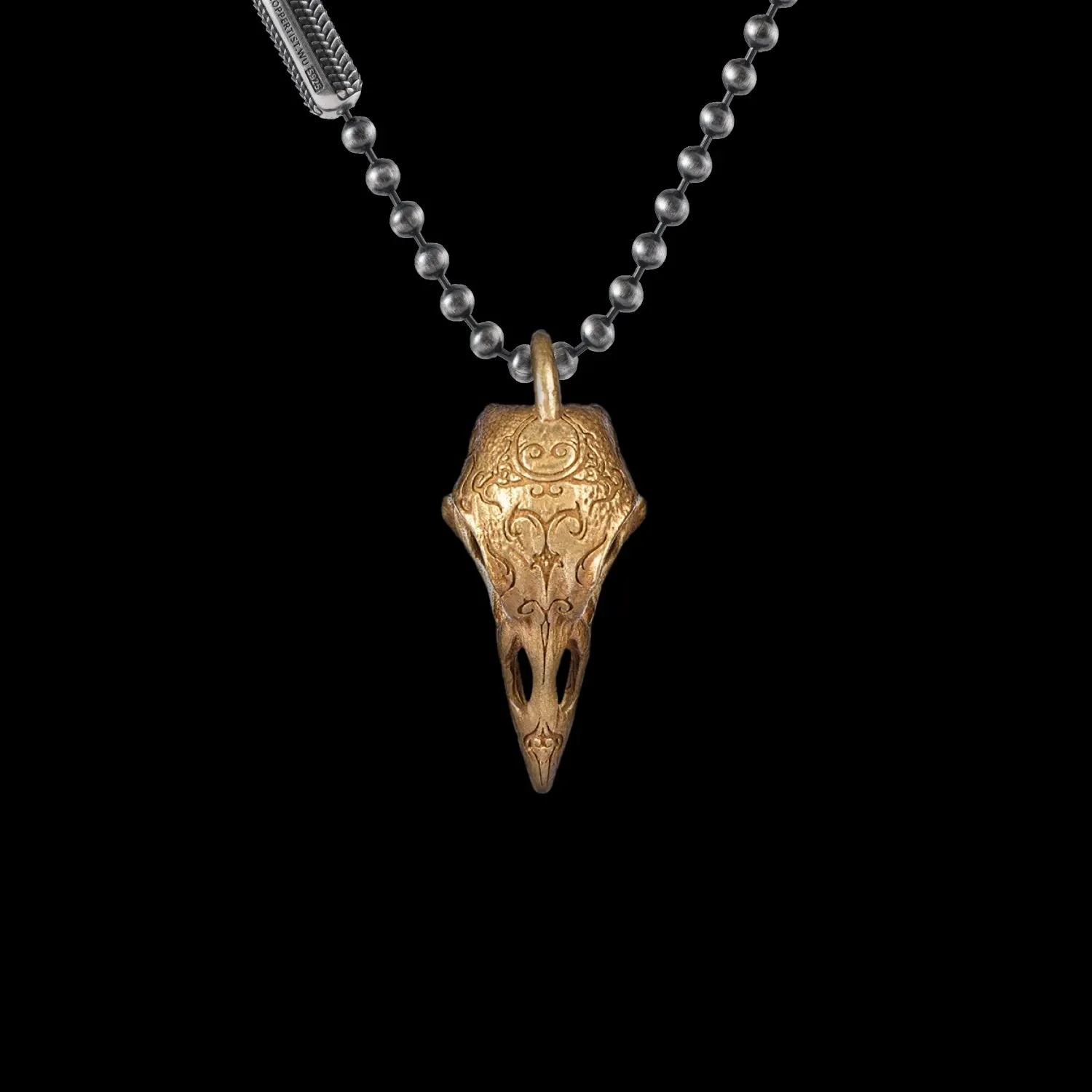 Raven Skull Pendant