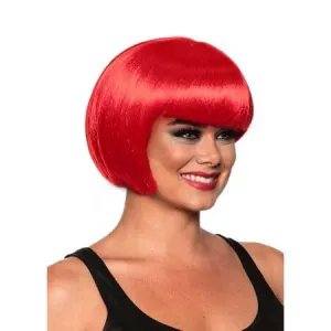 Red Bob Cut Wig