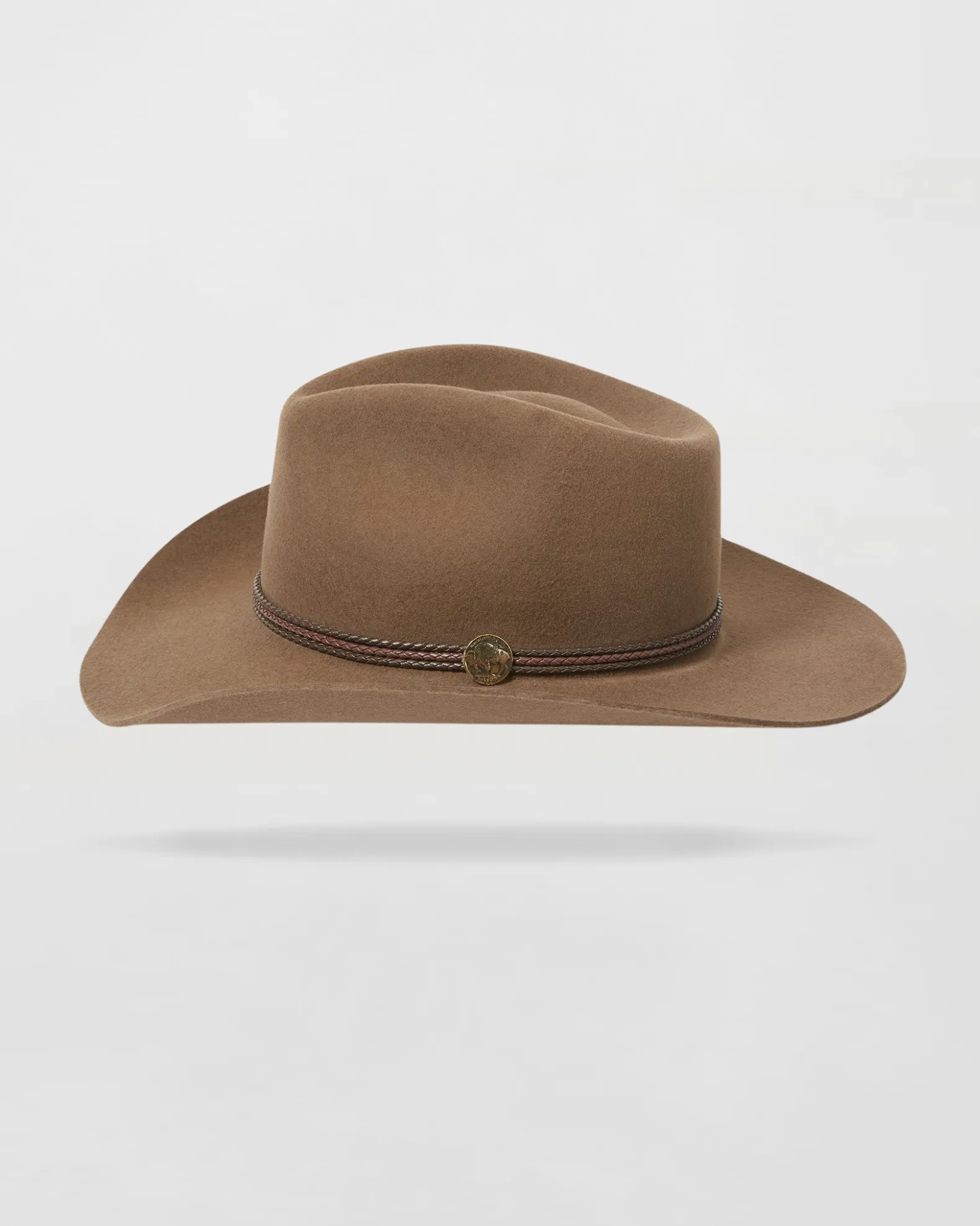 Sagebrush Style Felt Cowboy Hat in Pecan