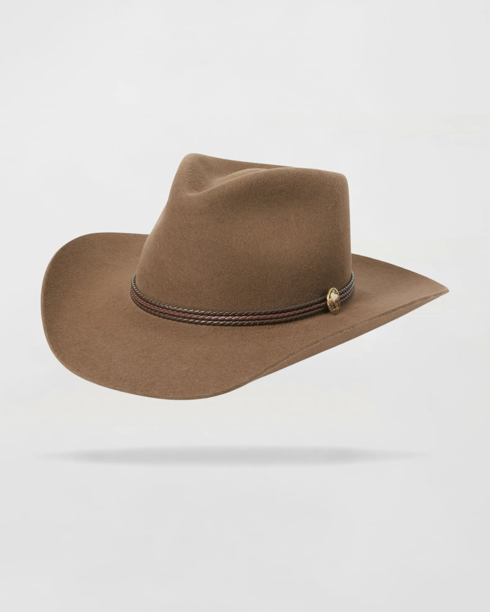 Sagebrush Style Felt Cowboy Hat in Pecan