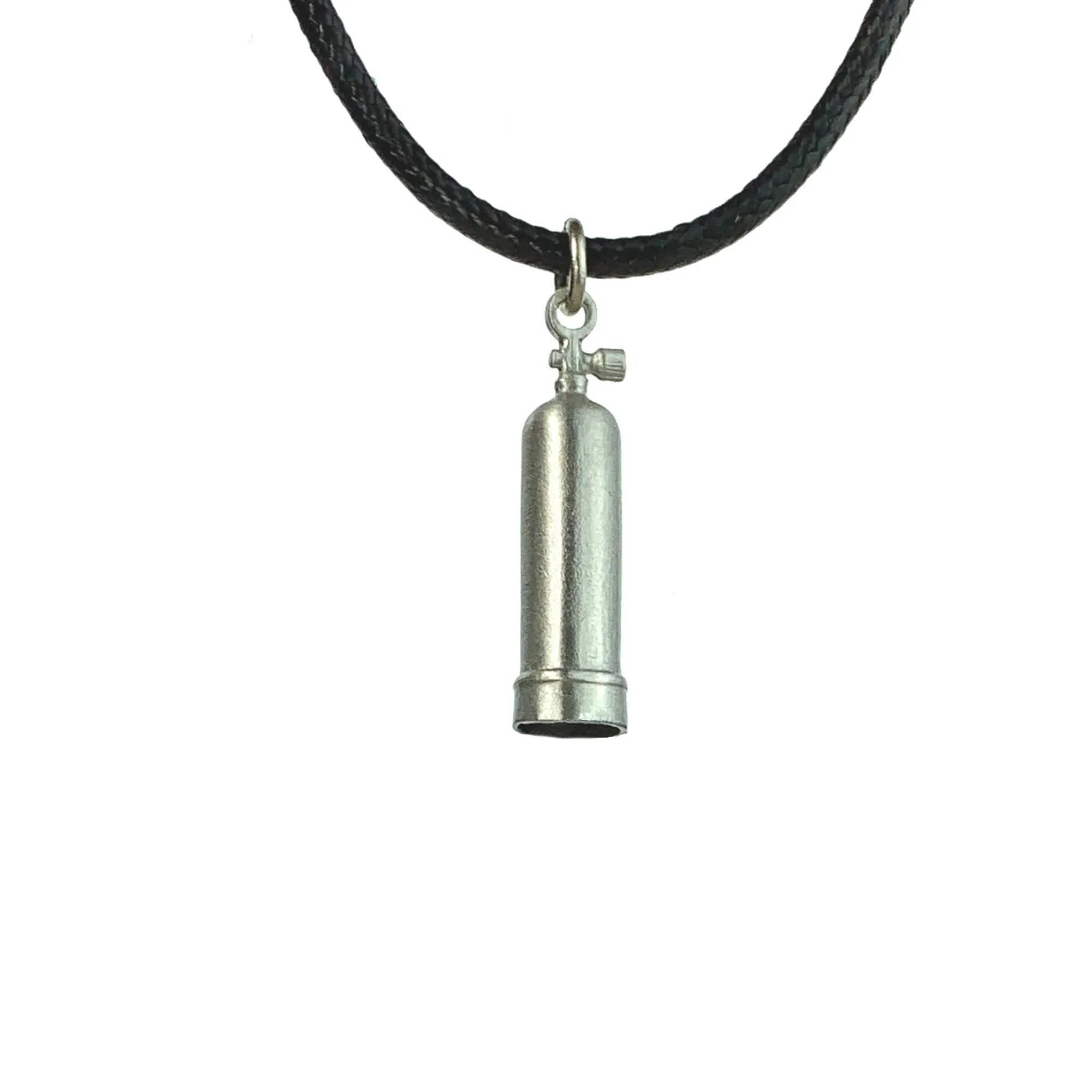 Scuba Tank Necklace for Men and Women- Scuba Diving Gift, Scuba Tank Necklace with Diver Flag, Gifts for Divers, Scuba Diving Jewelry, ScubaTank Charm