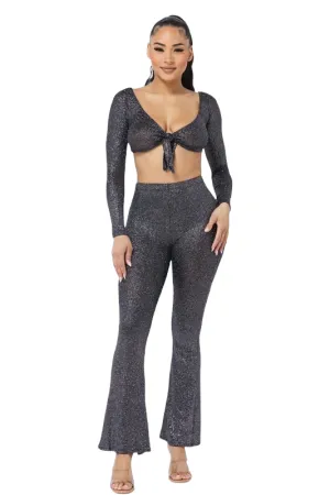 Selena Vibes 2 Piece Flare Pants Set