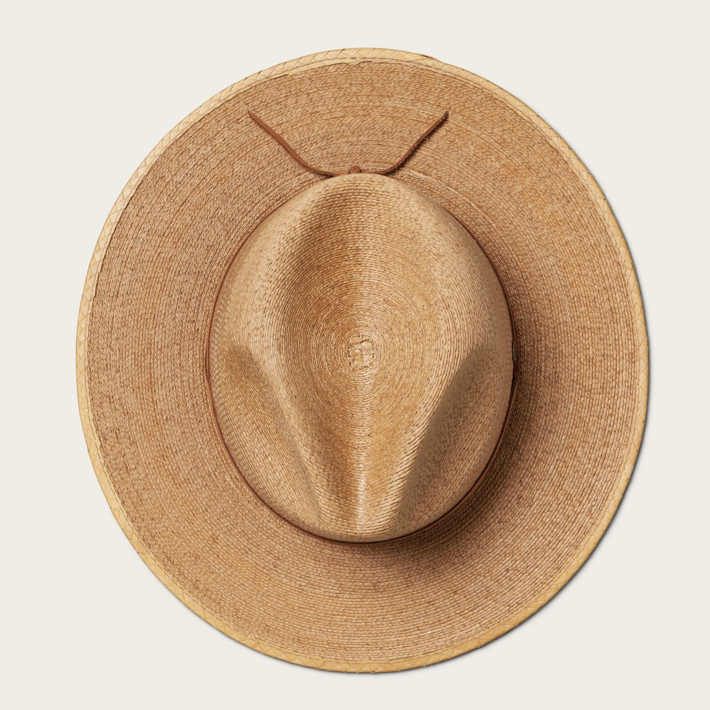 Statement Piece Straw Fedora in Saddle