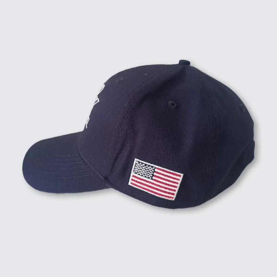 T2T Flag Brim Hat Twill (Navy)(L/XL)