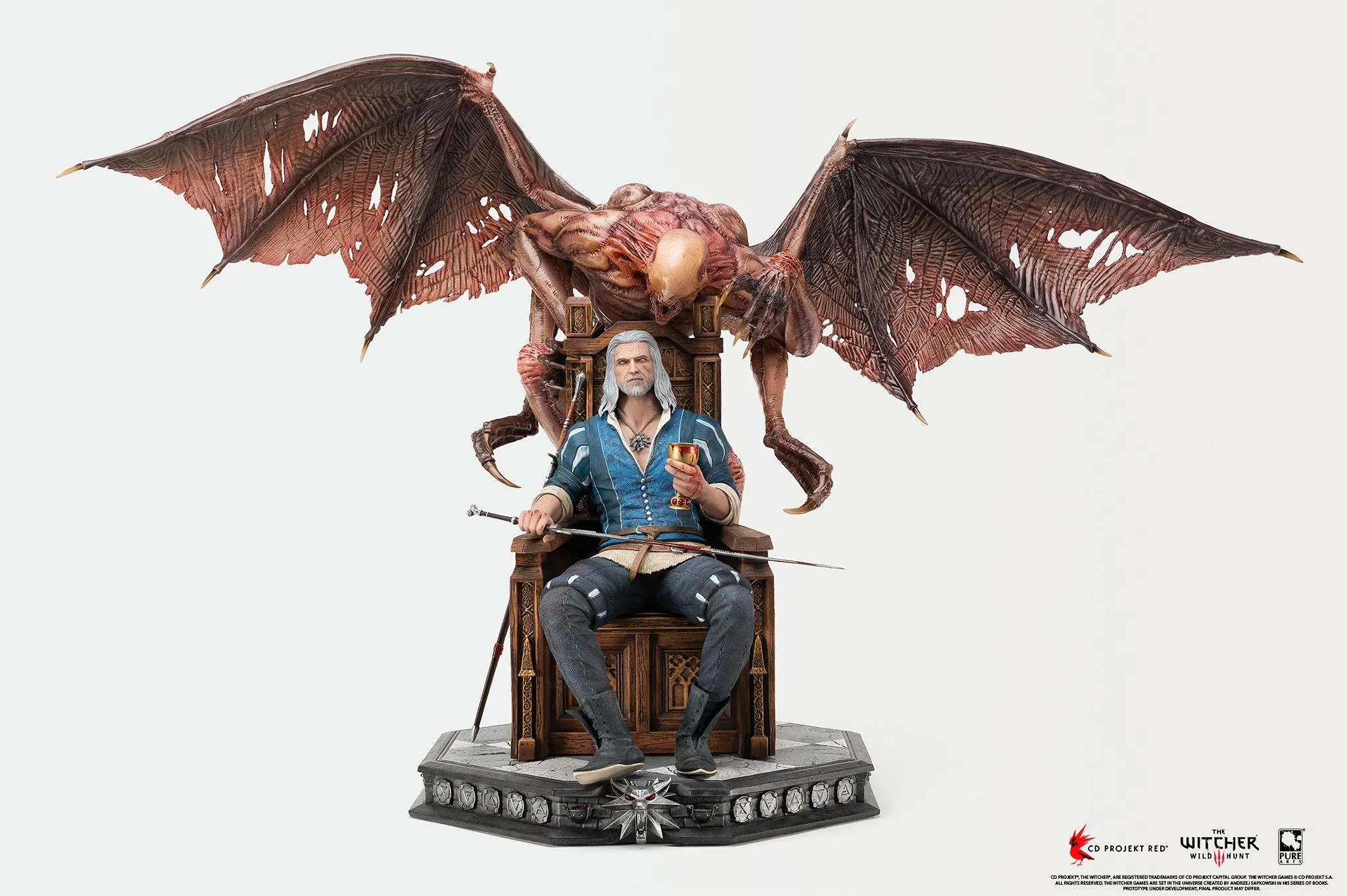 The Witcher 3: Wild Hunt Geralt 1/4 Scale Deluxe Statue Exclusive Edition