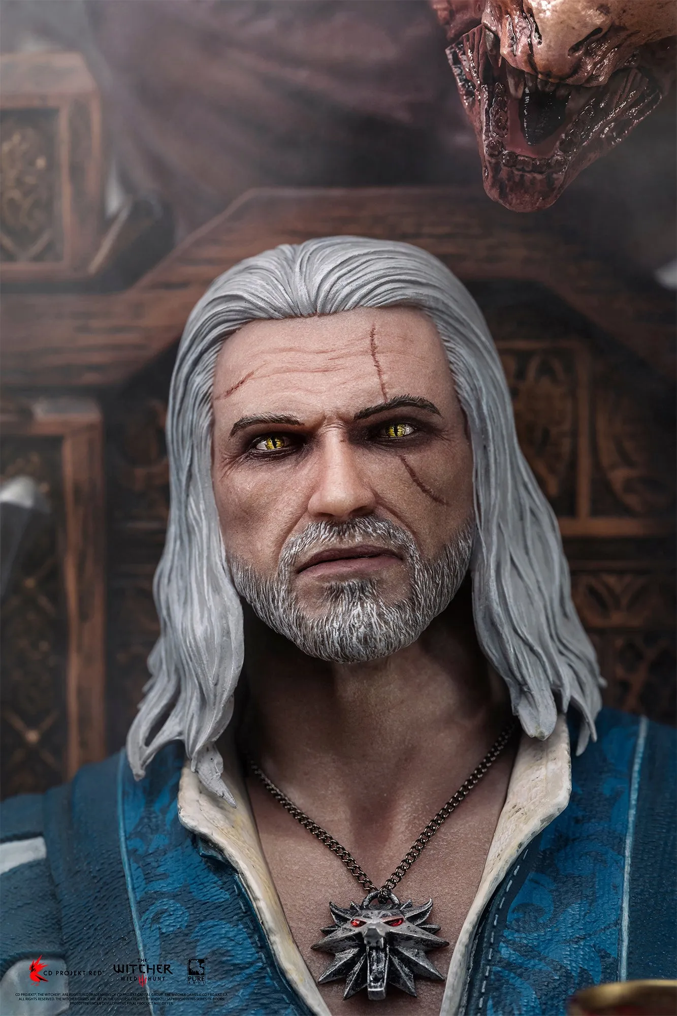 The Witcher 3: Wild Hunt Geralt 1/4 Scale Deluxe Statue Exclusive Edition