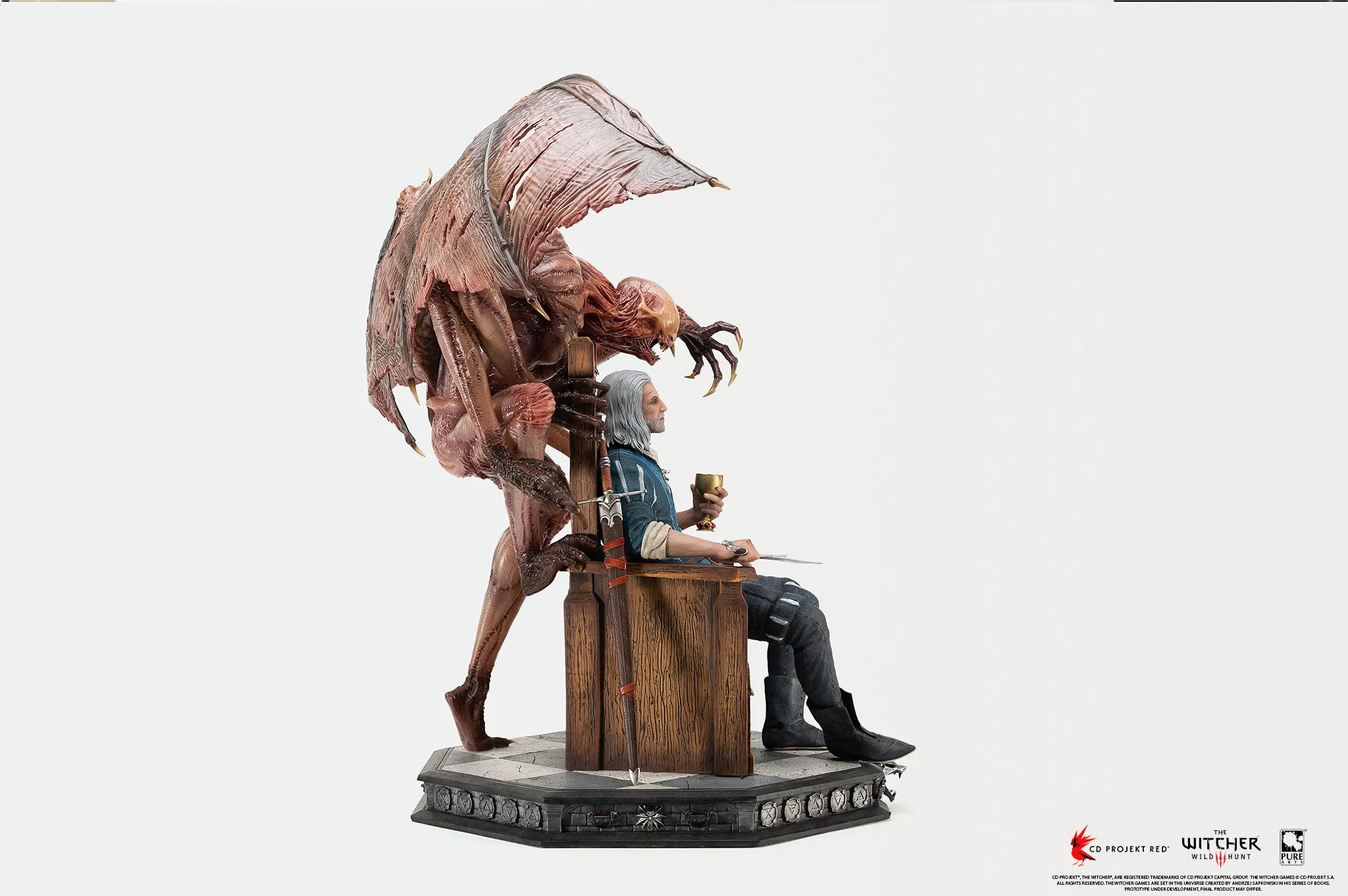 The Witcher 3: Wild Hunt Geralt 1/4 Scale Deluxe Statue Exclusive Edition