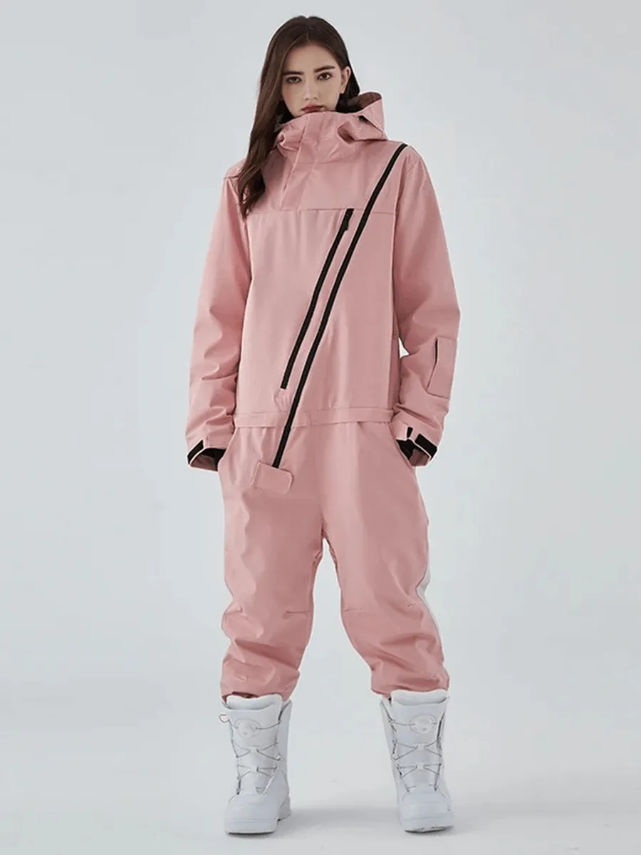 Unisex Cotton One-Piece Warm Ski Suit - SF2064