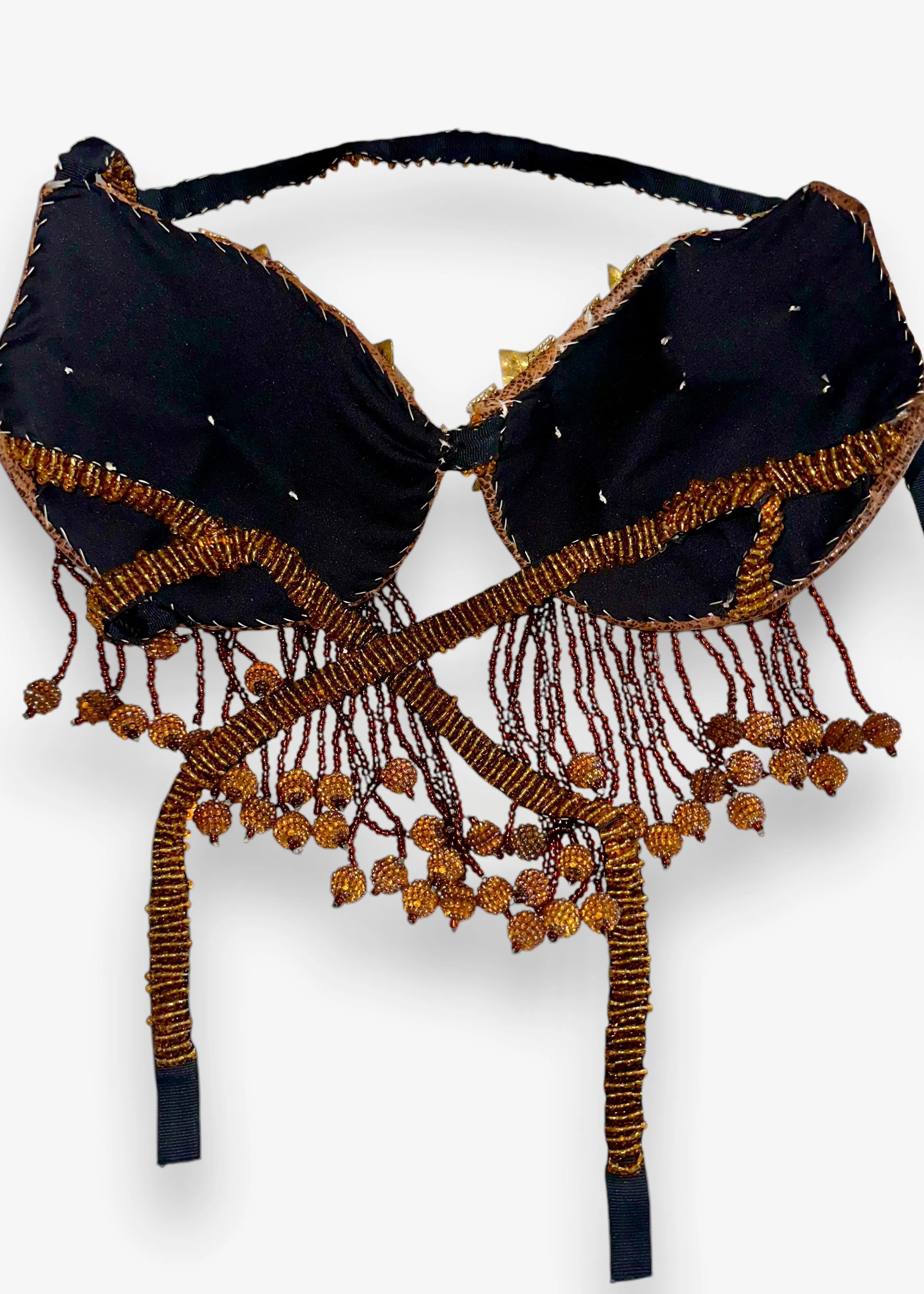 Warrior Princess Handmade Vintage Belly Dance Bra Top | Boho Steampunk Festival Style